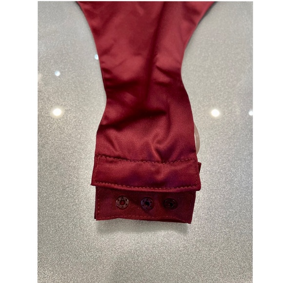 Oh Polly Satin Embellished Bodysuit size 4 Stassie Collection - Picture 8 of 12